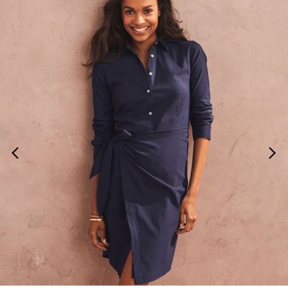 Untuckit Navy Blue Amelia Dress size 2 - Picture 1 of 5